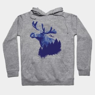 Moose Elk Nature Hoodie